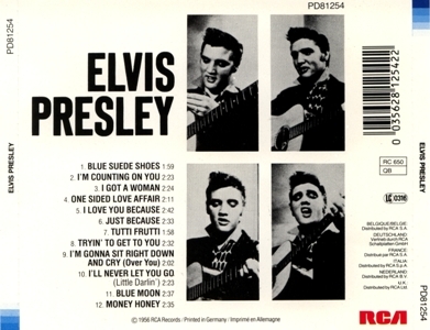 ELVIS PRESLEY - Germany 1984 - RCA PD 81254